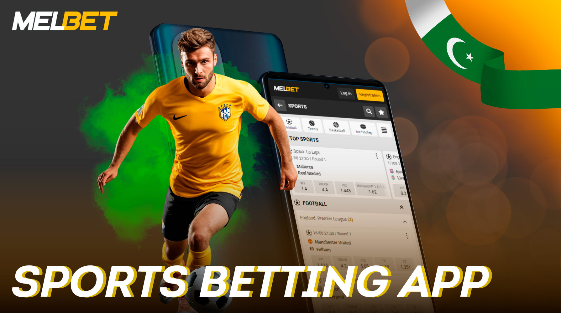 How to place bets in the Melbet app on sports and eSports